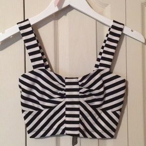 Stripe crop top